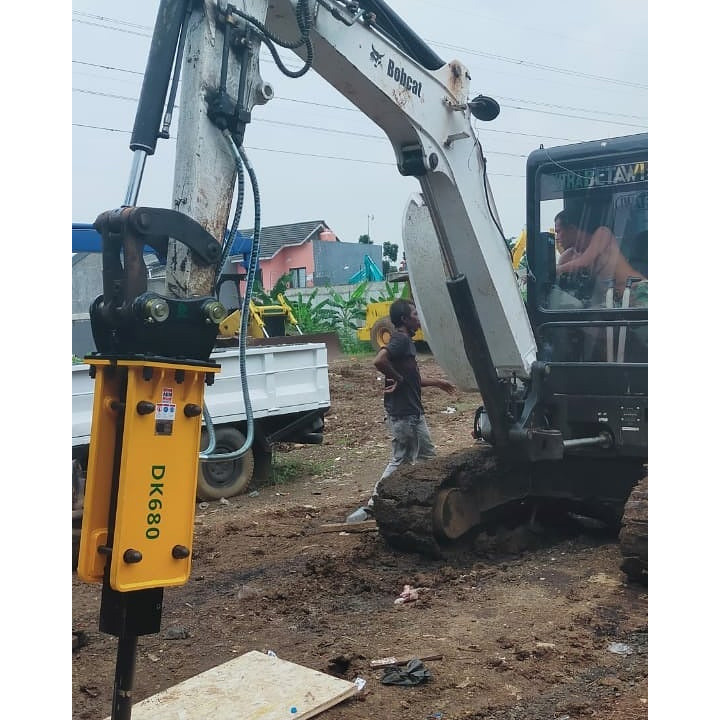 backhoe loader hydraulic rock breaker