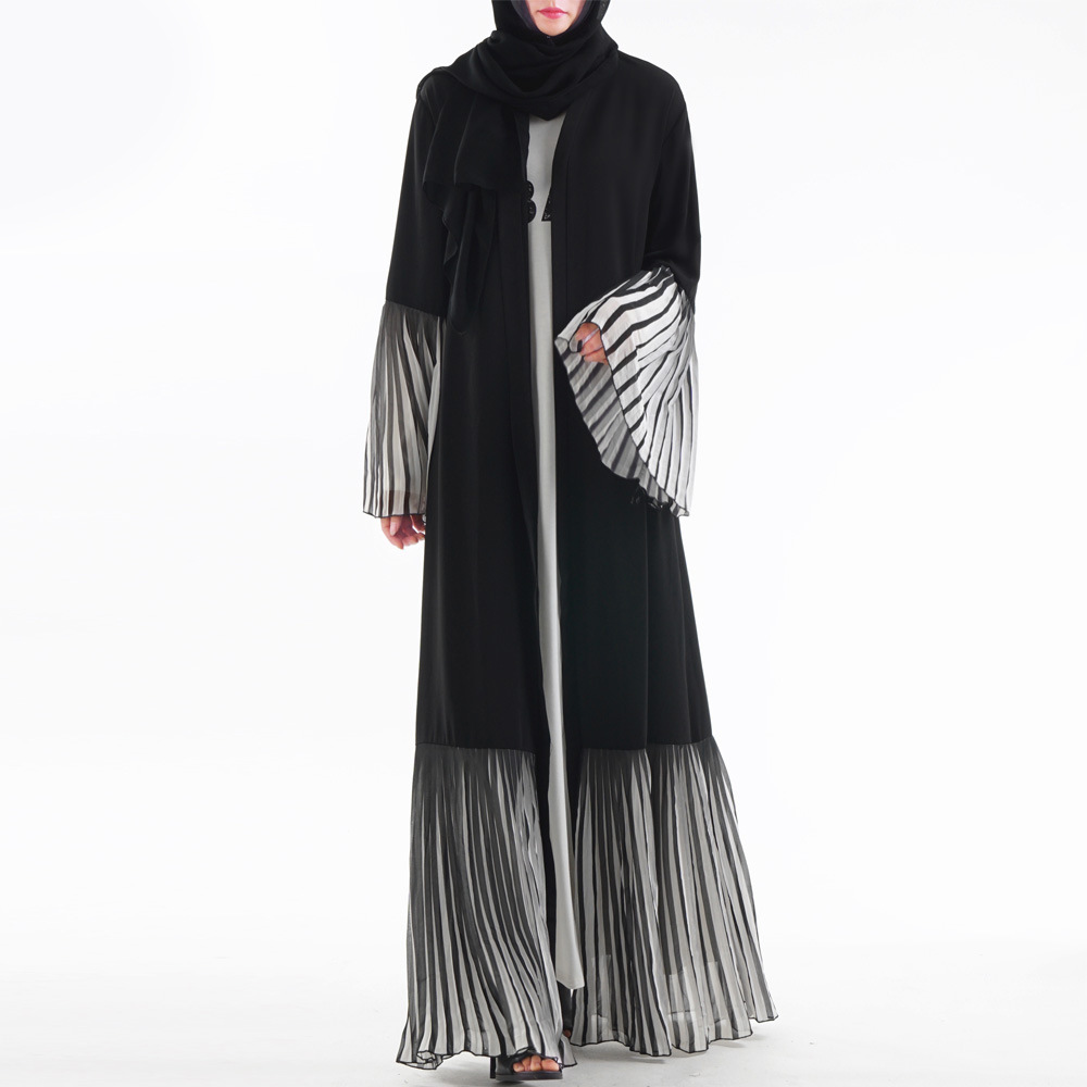 2021 Amazon Best Selling Islamic Clothing Nida Fabric Muslim Dress Islamic Women Abaya Plus Size Muslim Dresses