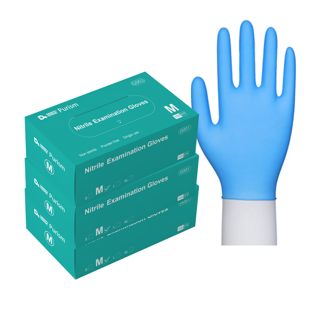 Nitrile Gloves Medical Purism US 510 K Standard Smooth Touch Screen Hands Protection Doctors Use Examination Gloves