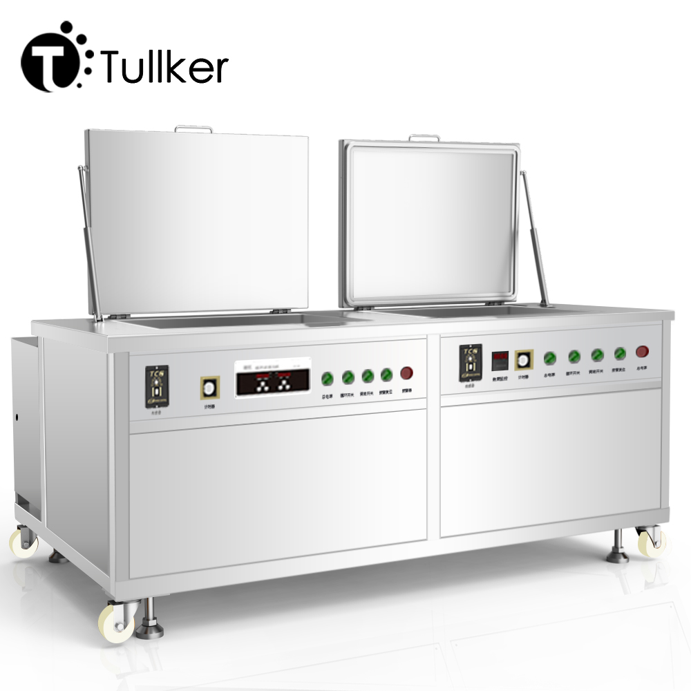 61L Two Chambers Filter Oil Skimmer Turbocharger Cylinder Pump Metal Parts Stainless Steel 40kHz Device Ultrasonic Cleaner