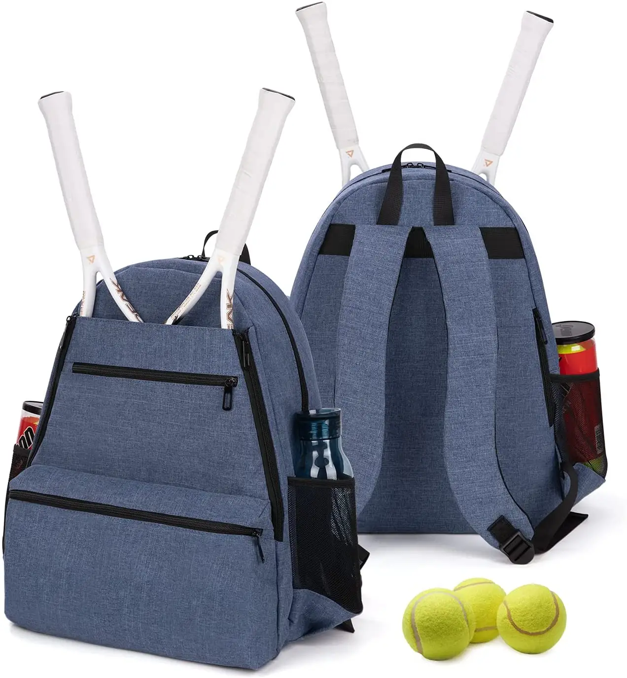 2021 Hot Sale Large Capacity 6-Pack Tennis Racket Bag For Unisex Lightweight Simple Badminton Racket Bag With Multi-Pocket