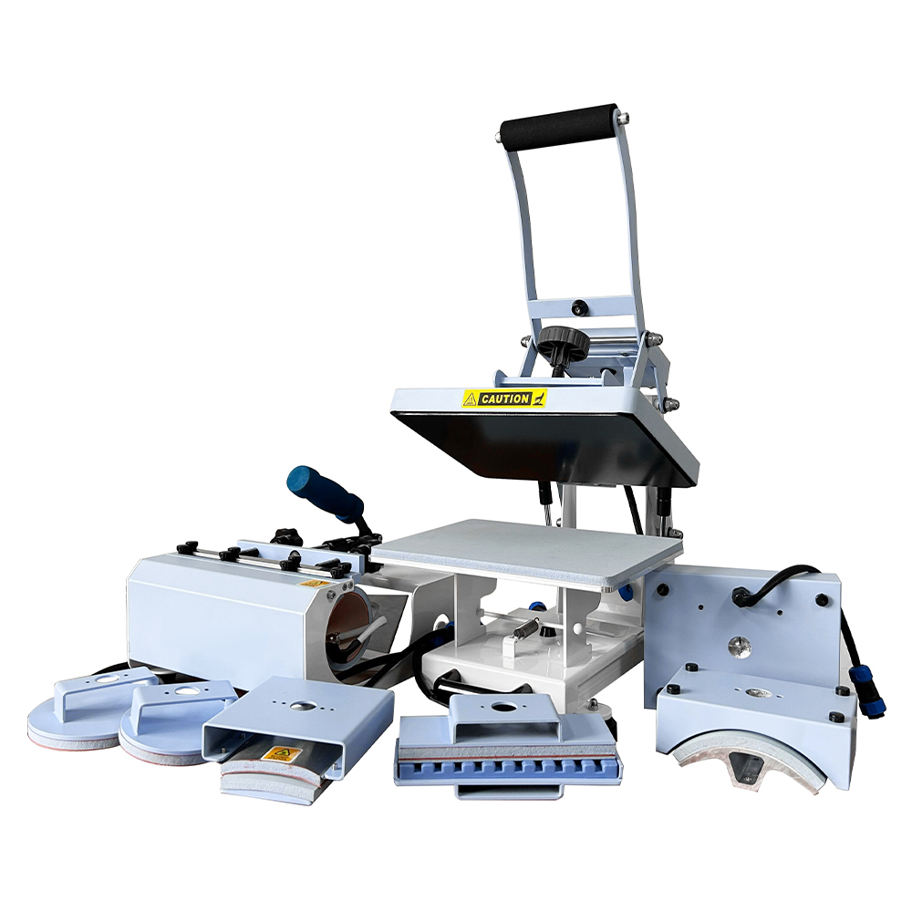 PYD Life 8 in 1 Multifunctional Sublimation Heat Press Machine Manual Printing Heat Press Machine for Transfer