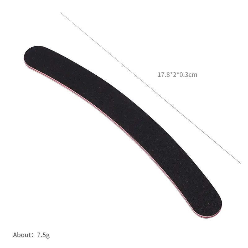 Personalized Wholesale Various Shape Red Grey Blue Colorful 80/100/120/150/180/240/320 Grit Emery Board Nail File