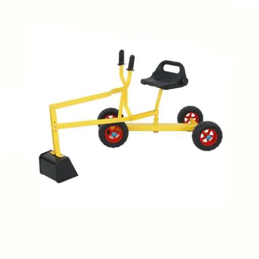 Outdoor Toy Large Metal Excavator Sandpit Sand Digger with Wheels