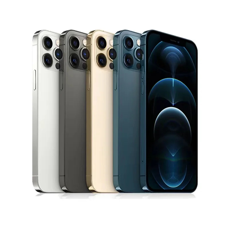 Разблокированный оригинальный Восстановленный чехол для телефона 12 Pro Max Grade AA для iphone12 Pro Max темно-зеленый
