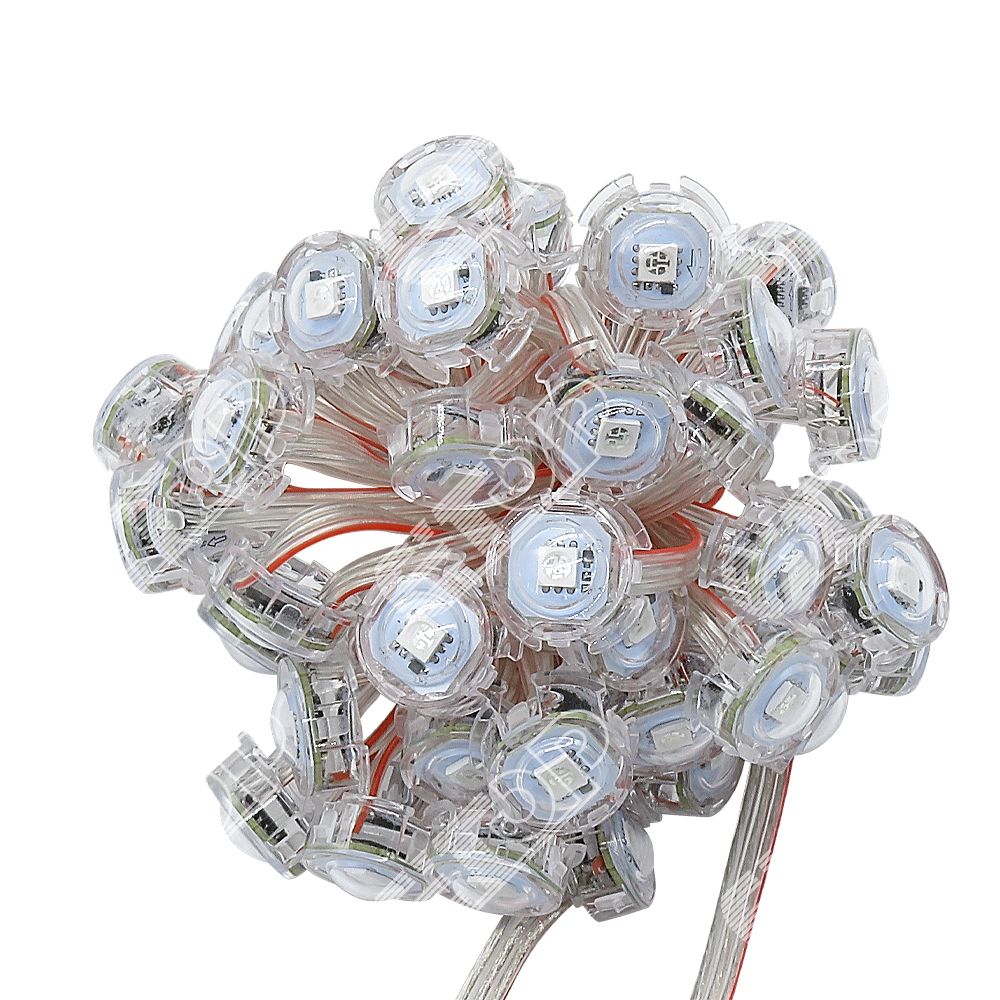 5050 RGB WS2811 UCS1903 IC светодиодный точечный источник света постоянного тока 12 В светодиодный пиксельный светильник диаметром 20 мм