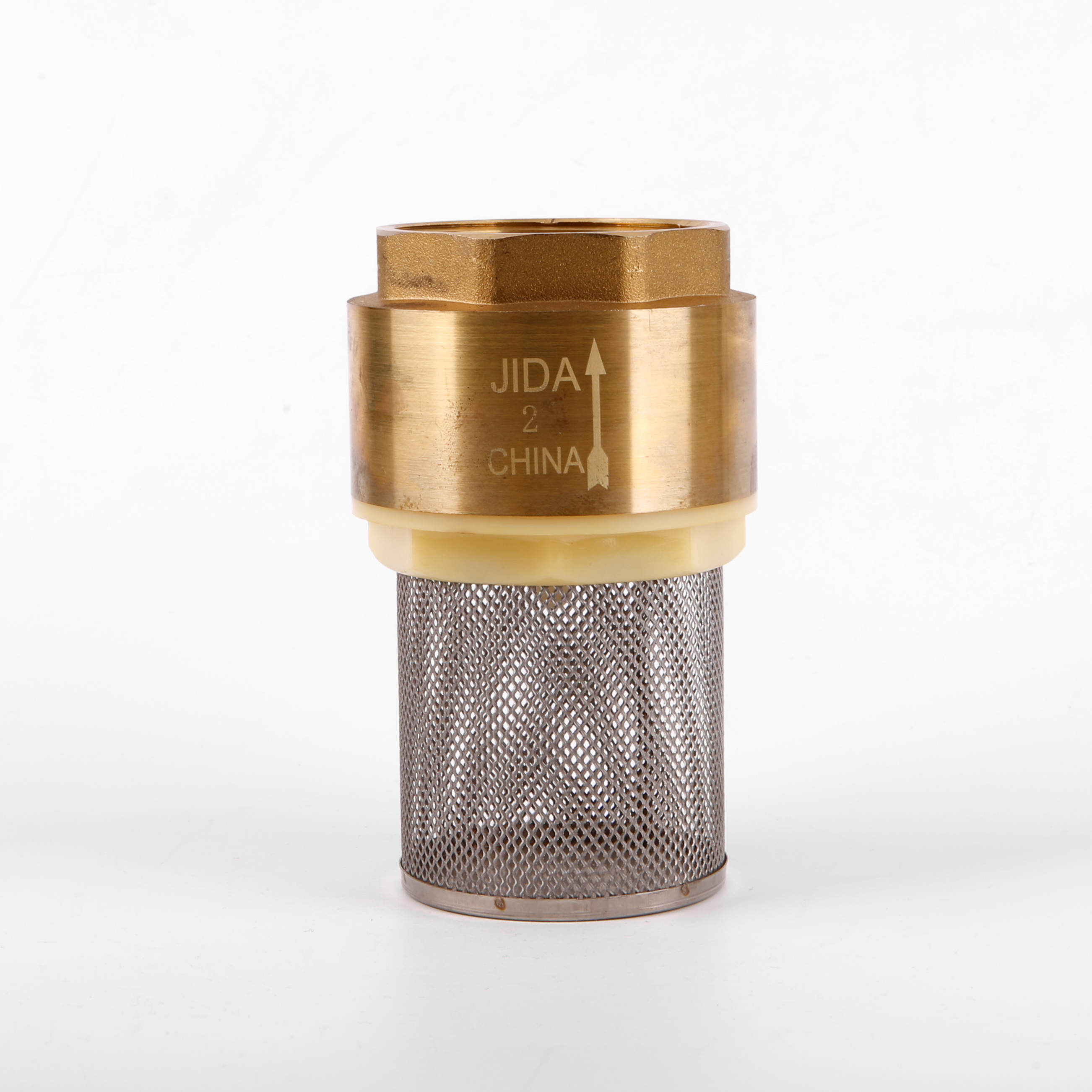 JD-3003 китайская фабрика Латунь загружены ПВХ пружинный обратный клапан 1/2