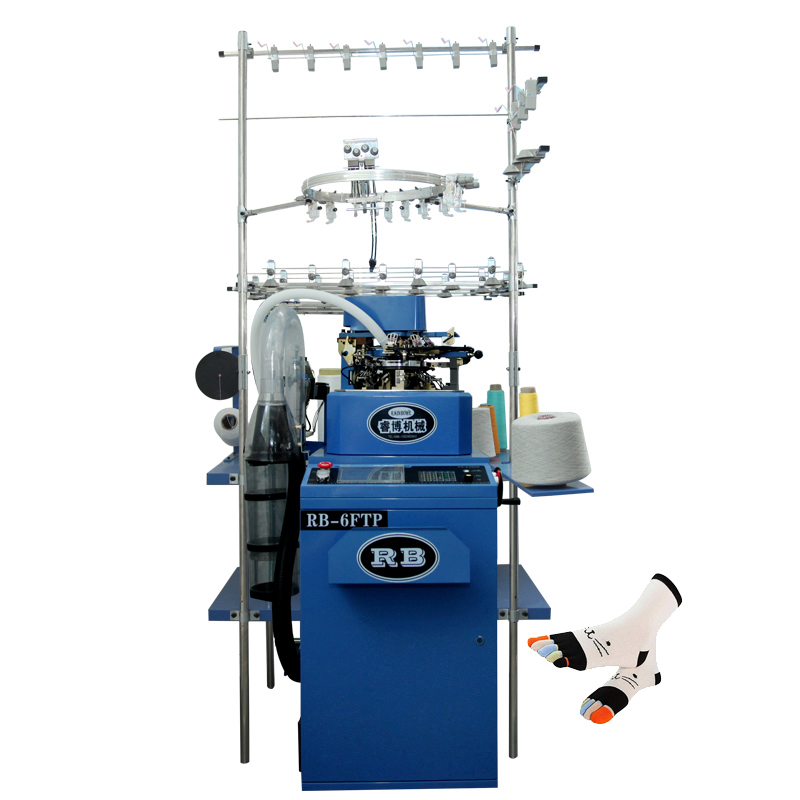 Home Use Small Single Cylinder Full Computerized Automatic Socks Knitting Machine for Making Wool Socks Spare Parts Provided