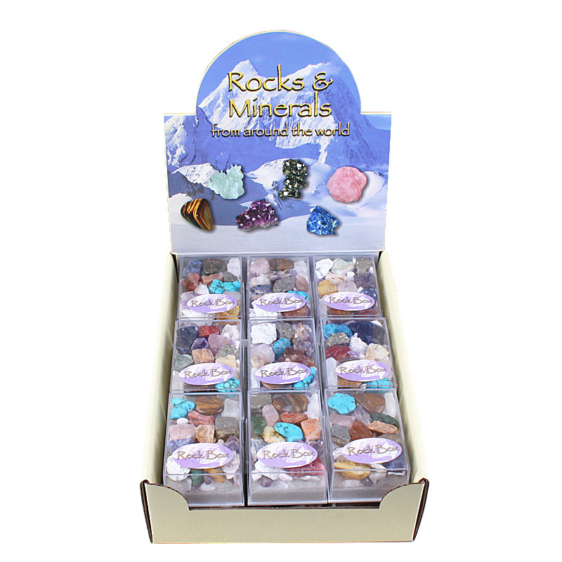 High quality rock mineral raw gem stones gravel gifts natural healing crystal mixed rough stone ore specimen for sale