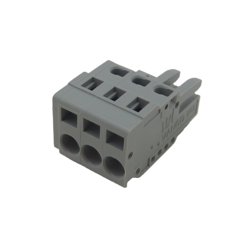 Dinkle MCS PCB connector plug power spring clamp pluggable terminal block