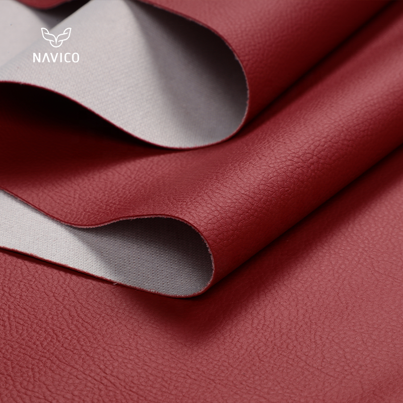 PVC Leather Fabric for Car Seats Lichee Grain Imitation Leather Upholstery Fabric Upholstery Material Knitted Matte 0.9mm 1.5m