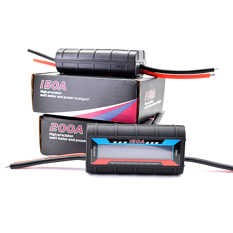 Most popular LCD display 150A Watt instrument power meter remote drone voltage current power meter