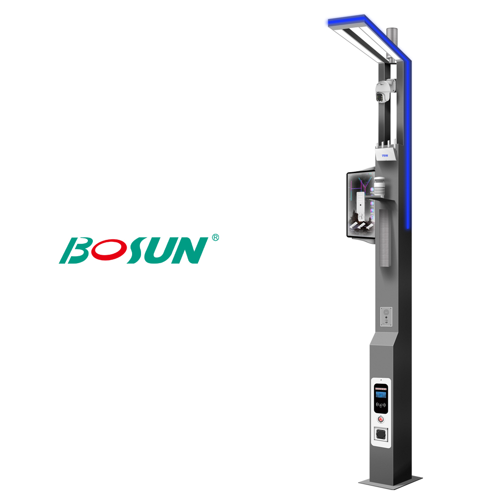 Умная городская атмосферная станция Bosun Mini Bsaestation Smart Pole с системой управления