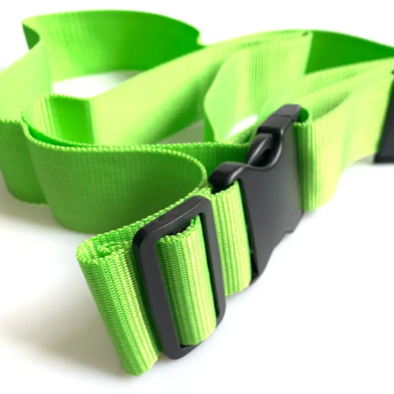 Wholesale and customized high-quality polyester webbing of buckle luggage strapping