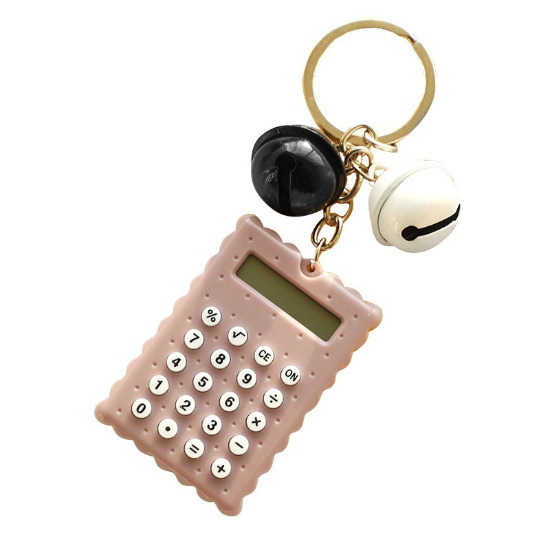 Korean cartoon mini arithmetic calculator ultra-thin button battery cute and convenient calculator