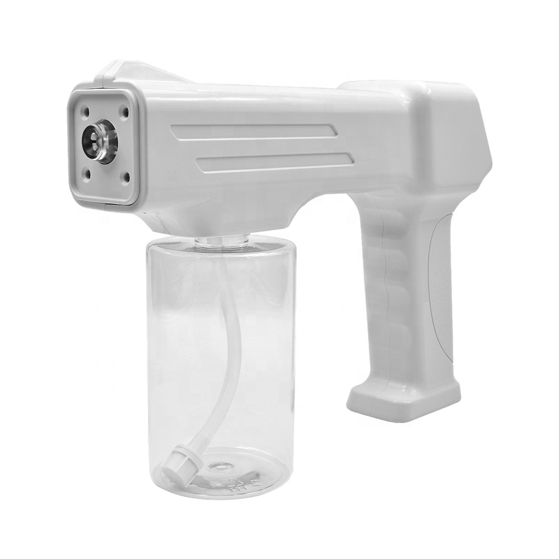 Portable nano atomizer spray gun mist spray bottle 300ML nano blue light sprayer gun nebulizer use for home and office