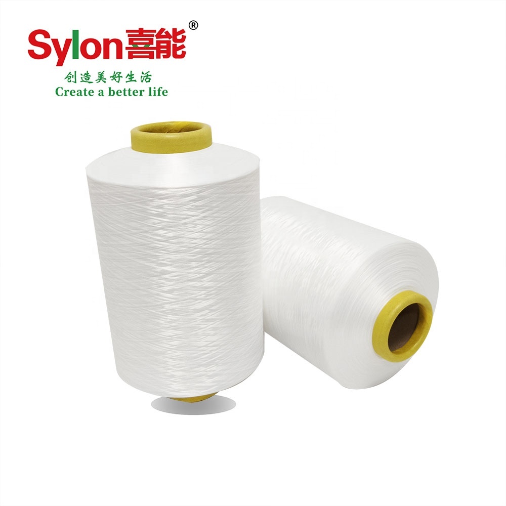 Factory Wholesale Bright 100% polyester linen like slub yarn DTY Doris for knitting sylon textile