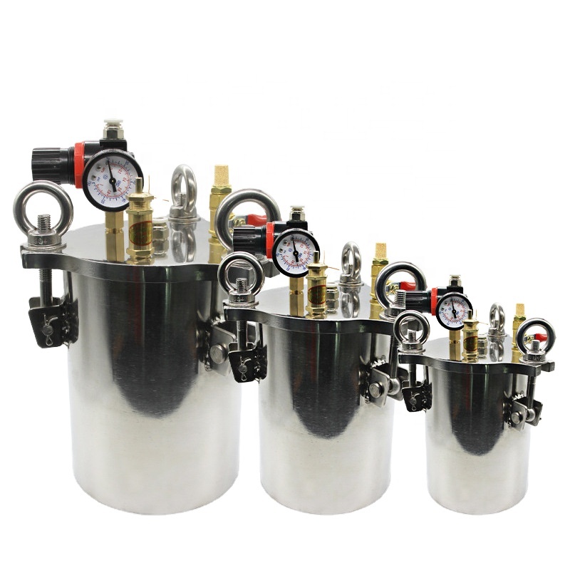 5L10L/25L/30L 304 нержавеющая сталь, пневматический клей, эпоксидный Дозирующий резервуар, цилиндр кастрюли