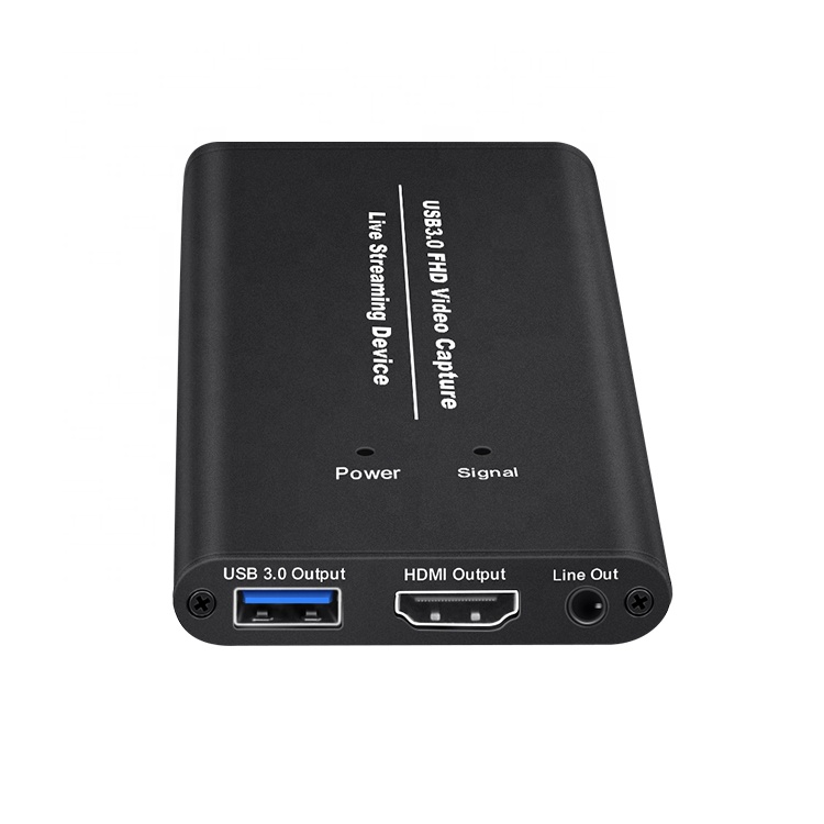 Бесплатный драйвер 1080P 60fps USB ЗАХВАТ HDMI видео игра захват карта для Xbox360 One PS3 4