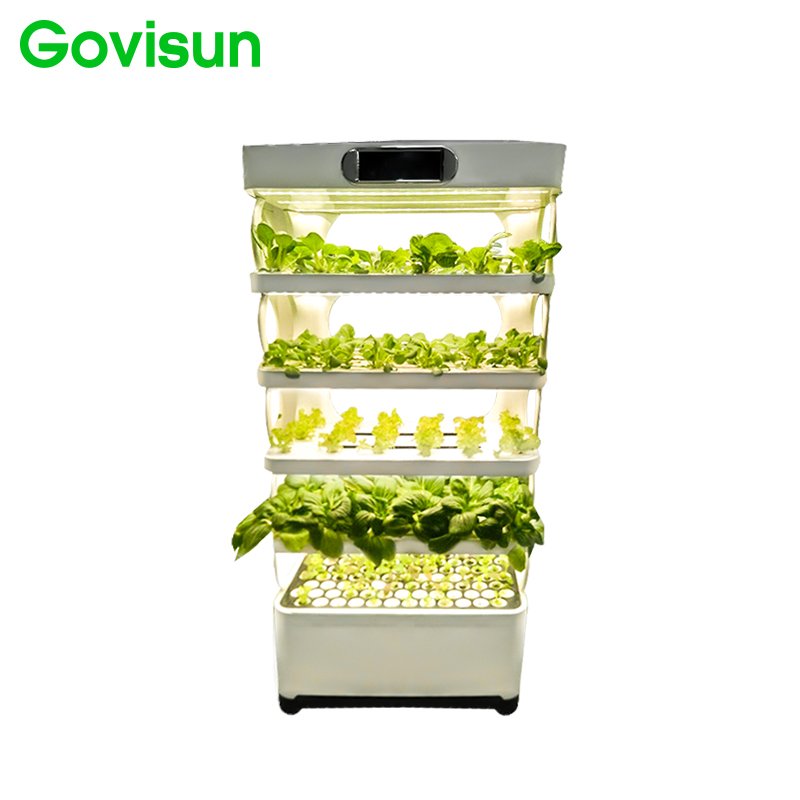 Govisun Новое поступление 220 Вт Крытый умный сад Гидропонные интеллектуальные вертикальные фермерские дома Гидропонные растущие системы