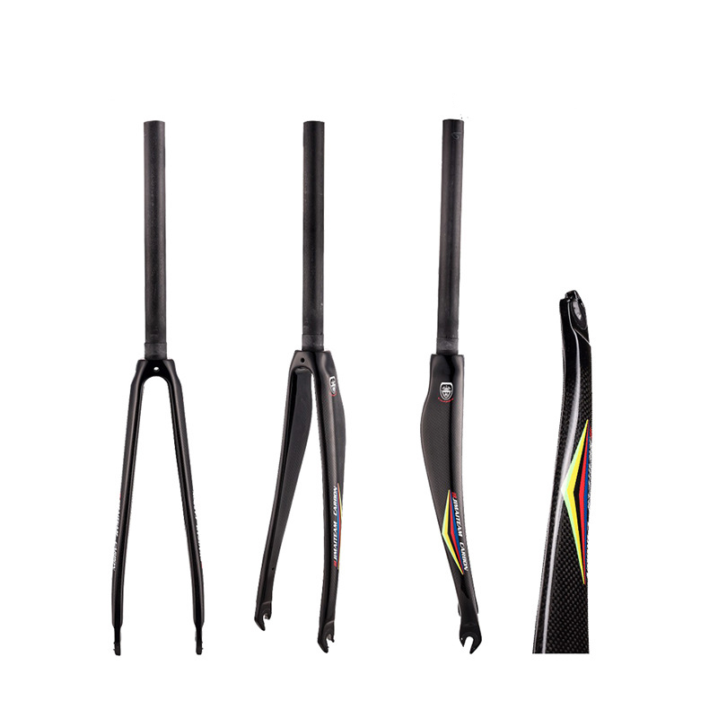 Factory Direct Supply Low MOQ New Front Fork 3K Twill 700C Carbon Bike Front Fork