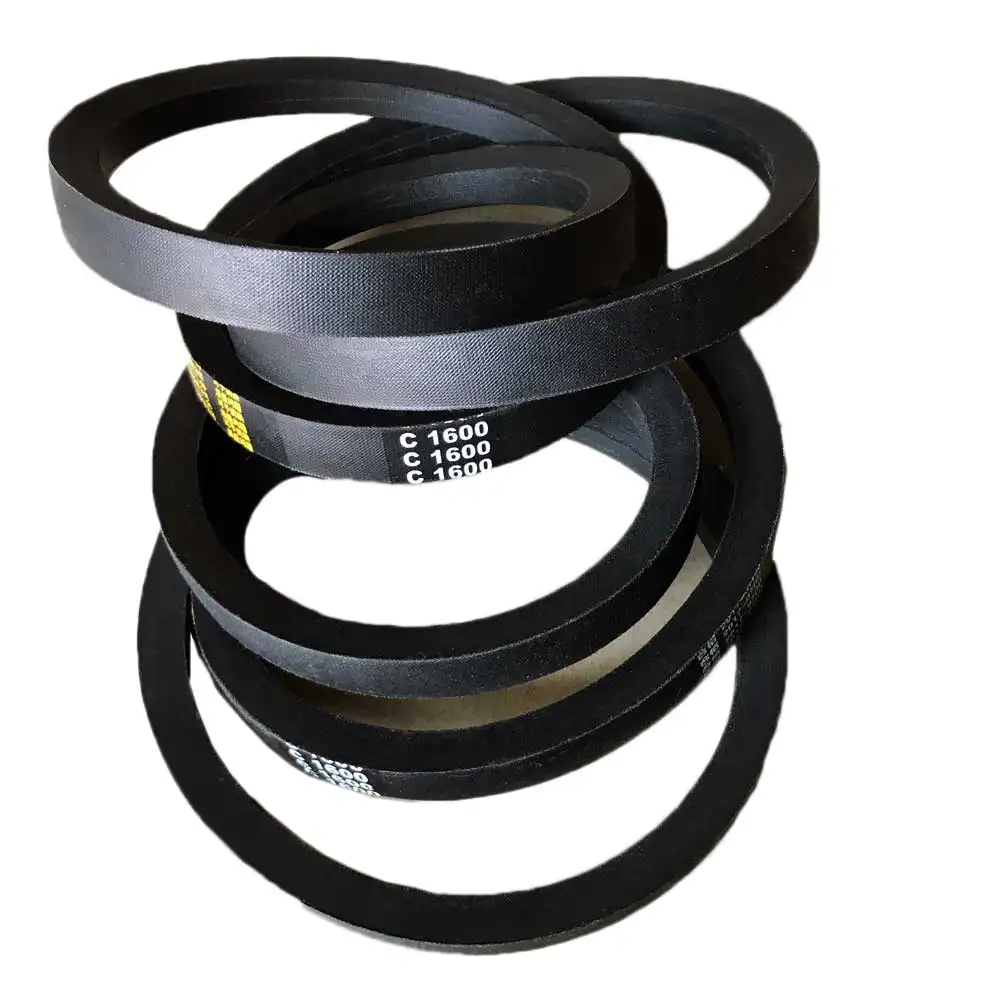 Оптовая продажа, промышленный черный Ребристый плоский резиновый материал, три V ремень C160