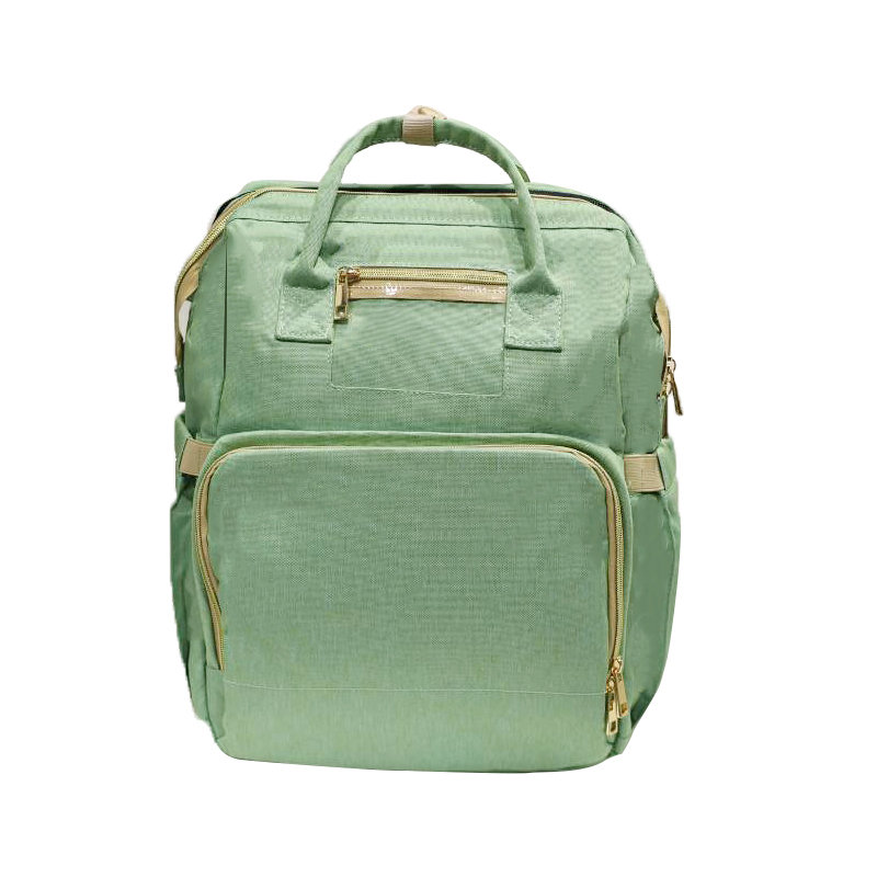 Wholesale Portable Waterproof Mummy Back Pack Large Capacity Mom Backpack Foldable Baby Bed Diaper Bag