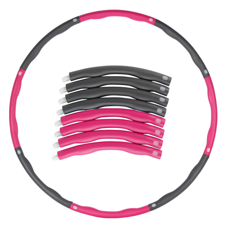 Custom Logo Fitness Body Wholesale New Adult Weighted Hoola Loop Exercise massage Hoop