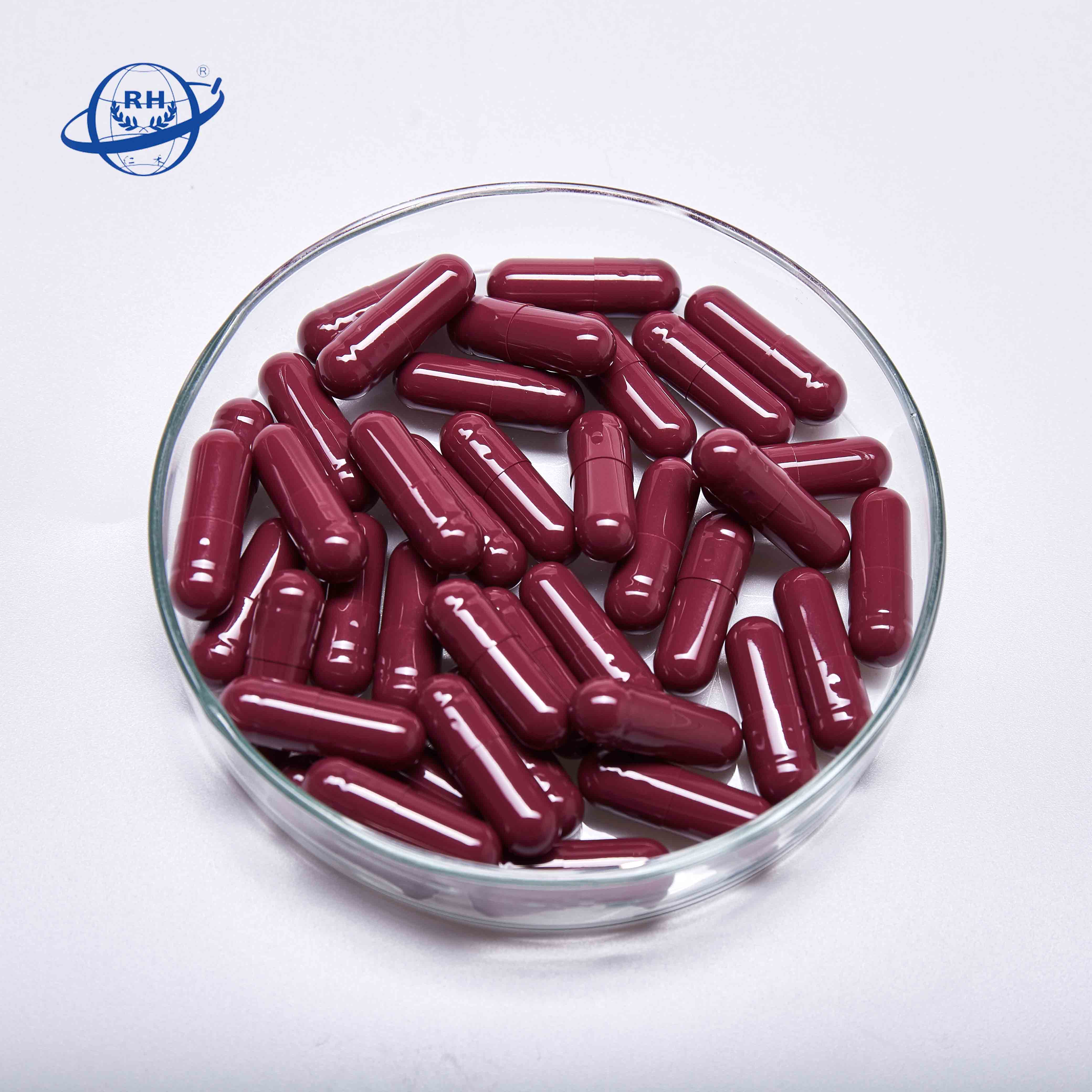 Wholesale pharmaceutical brown empty pills hollow gelatin kapsul halal empty capsules Size 00
