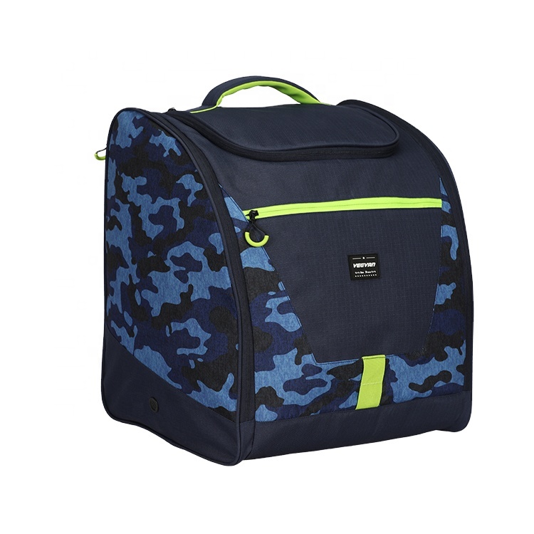 Large Capacity Ski Boot Bag Waterproof Snowboard Ski Carry Bag for Outdoor Skiing and Snowboarding