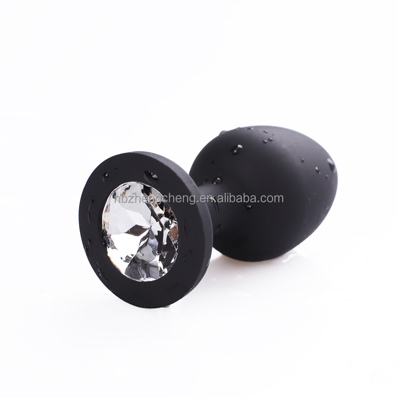 Anal Sex Trainer Silicone Jeweled Butt Plugs Anal Sex Toys Kit for Starter Beginner Men Women Couples