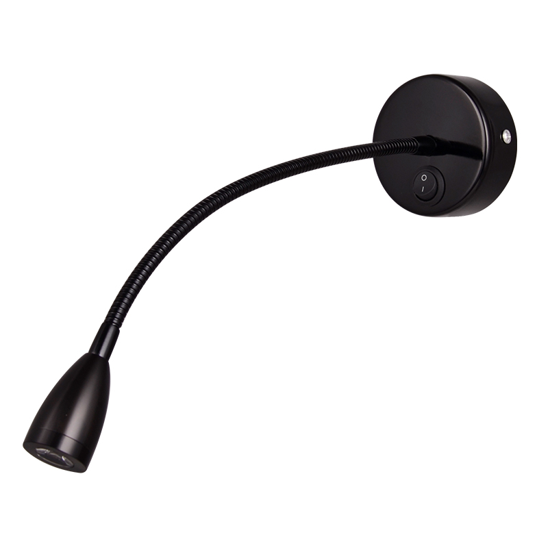 Wall Lamps Indoor Modern Long Gooseneck Black Interior LED Wall Light Indoor For Home Bedroom Bedside wall sconce