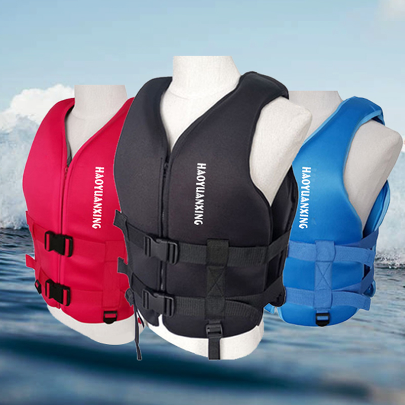 Outdoor Boating Drifting Swimming Neoprene Buoyancy Vest Safety Life Jacket