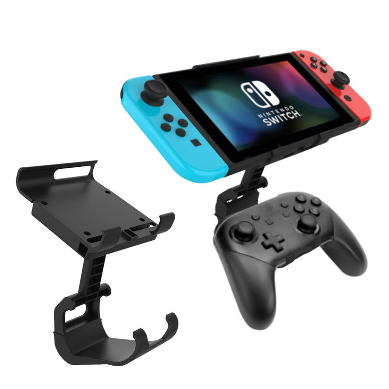 Зажим для контроллера Nintendo Switch, держатель для телефона с зажимом, свободное вращение, кронштейн для геймпада, подставка для Switch Pro NS Llite