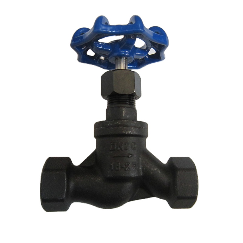 Carbon Steel WCB Industrial Manual Female Thread Water Globe Valve 200wog