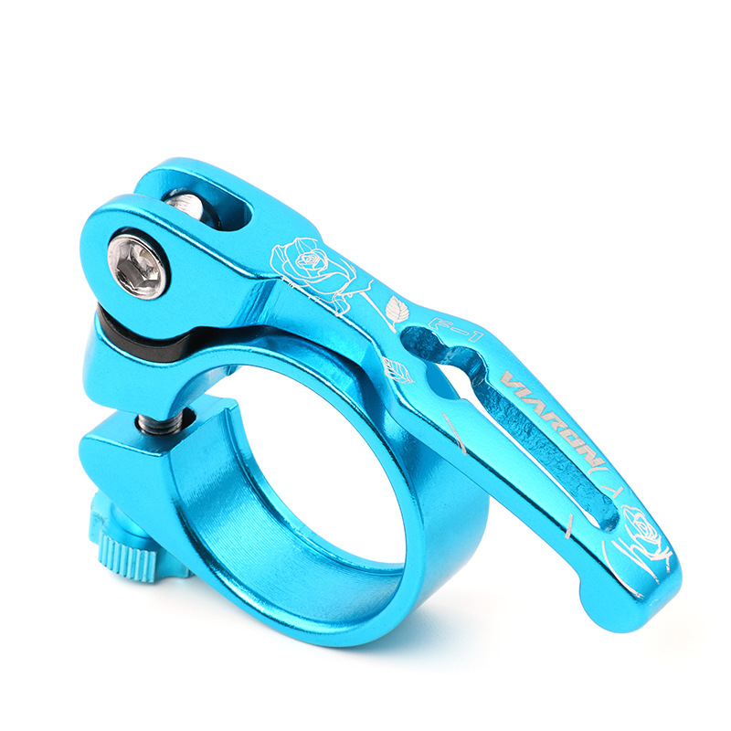 new 28.6/30.2/31.8/34.9mm Alloy Bike Seat Clamp Aluminium Quick Release Mountain Road Bike bicycle Seatpost Clamp