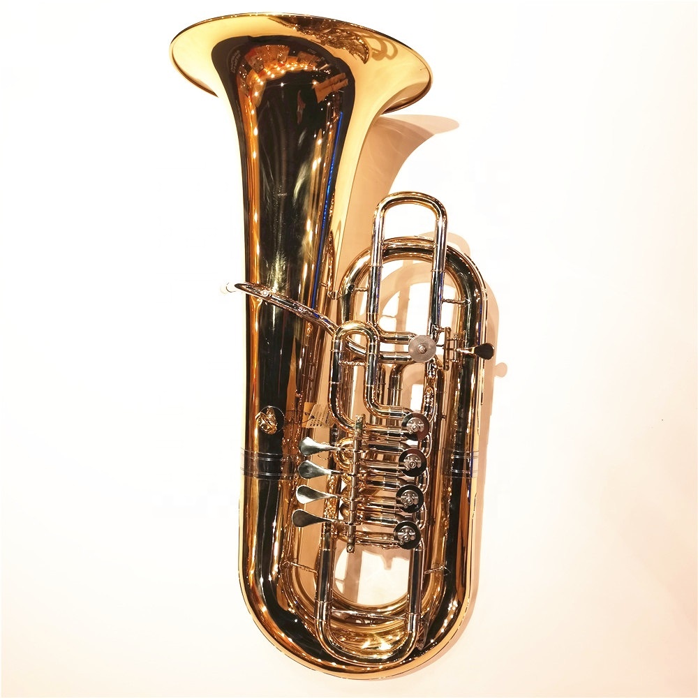 4x4 F key tuba 4 вращающиеся клапаны tuba bb