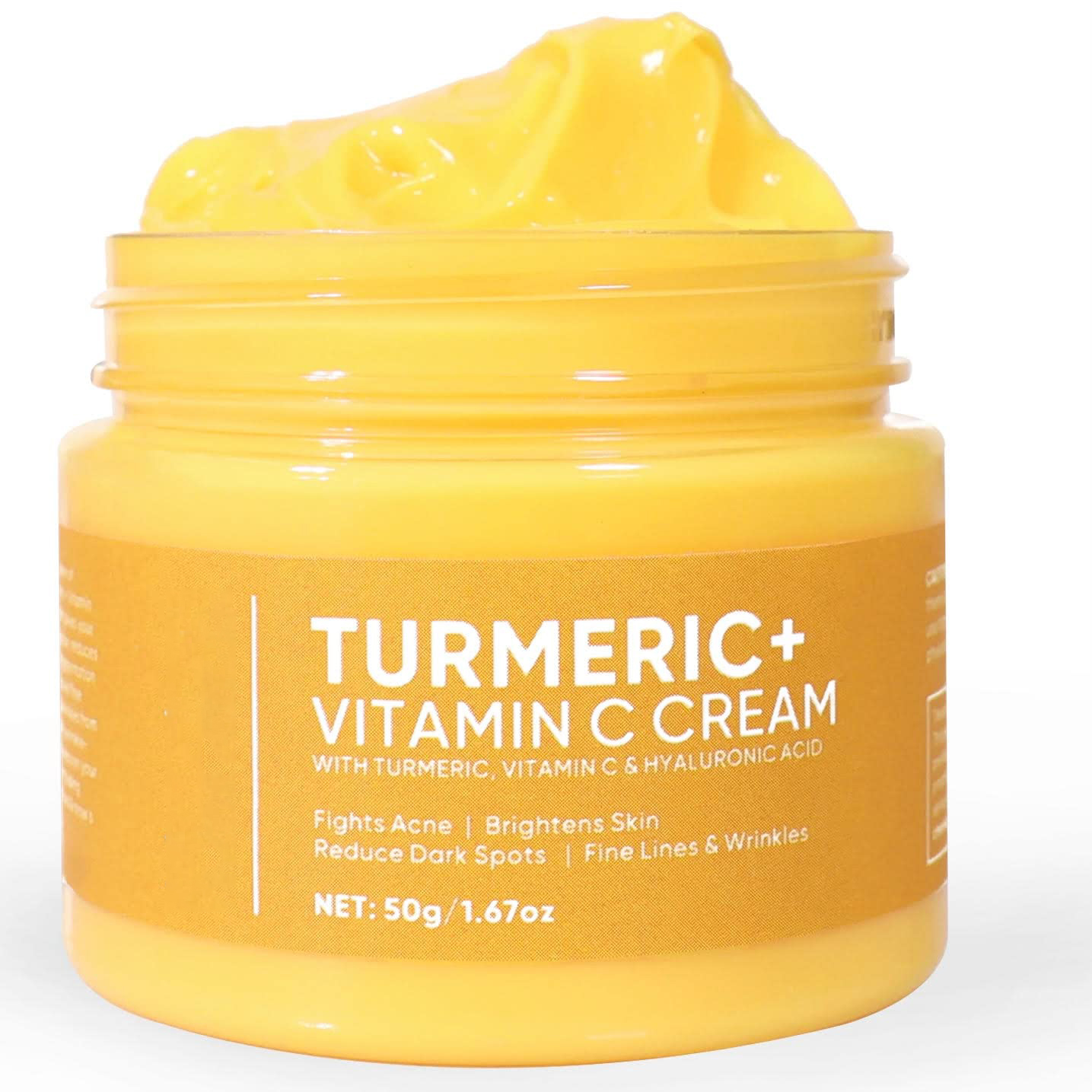 Dark Spot Remover Corrector Anti Aging Vitamin C Skin Care Lightening Whitening Brightening Turmeric Moisturizer Face Cream