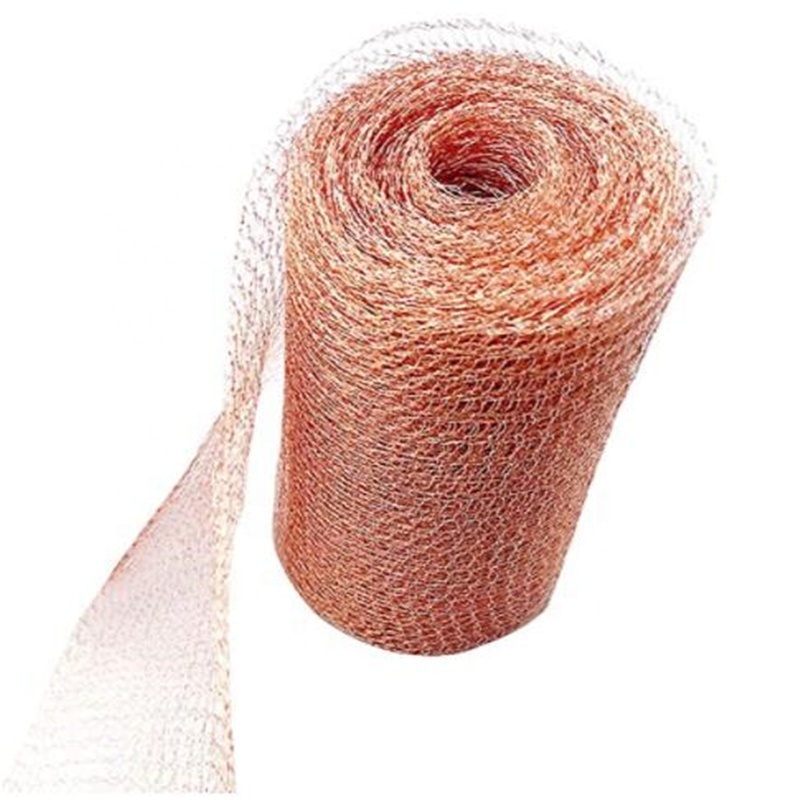 Copper Mesh 20 Feet Copper Rodent Mesh Pure Rodent Insect Control Mesh for Home Garden Mouse