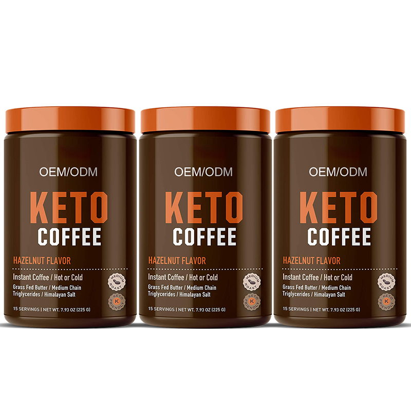Горячий продавец 2022 Keto какао кофе быстрого приготовления пуленепробиваемый кофе для диеты Keto потеря веса тела