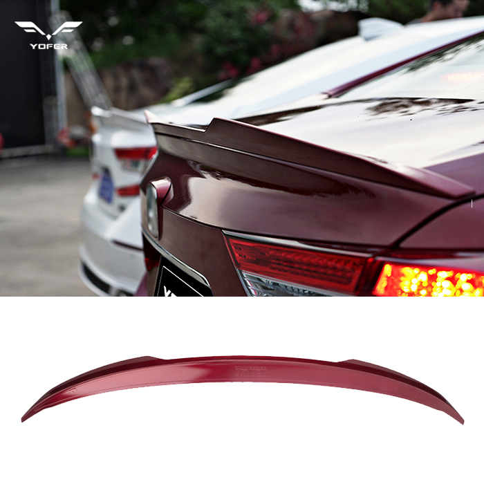 Прямая Заводская поставка для accord abs задний спойлер багажник ducktail крыло автомобильные аксессуары универсальный спойлер