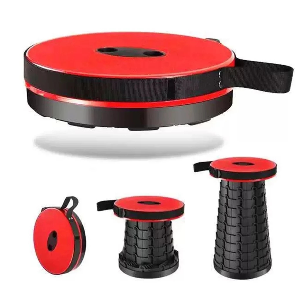 Hot Sale Folding Telescopic Stool Outdoor Camping Fishing Adjustable Retractable Small Seat