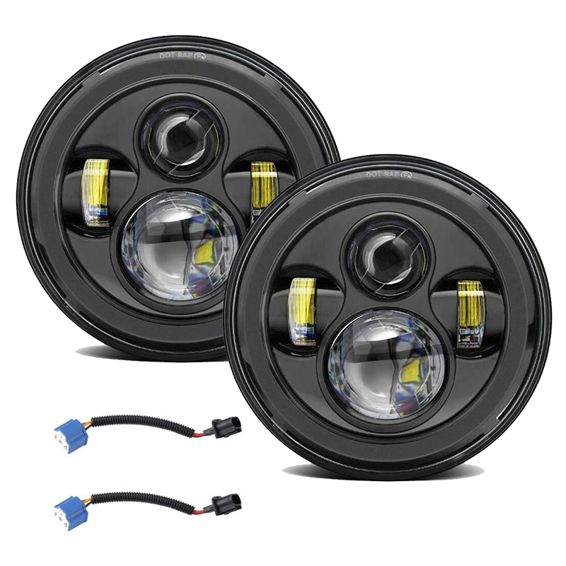 OKEEN 7 inch Headlight for JEEP Wran-gler 4x4 Truck SUV Pickup Offroad Work Light High/Low Beam Spot Flood led