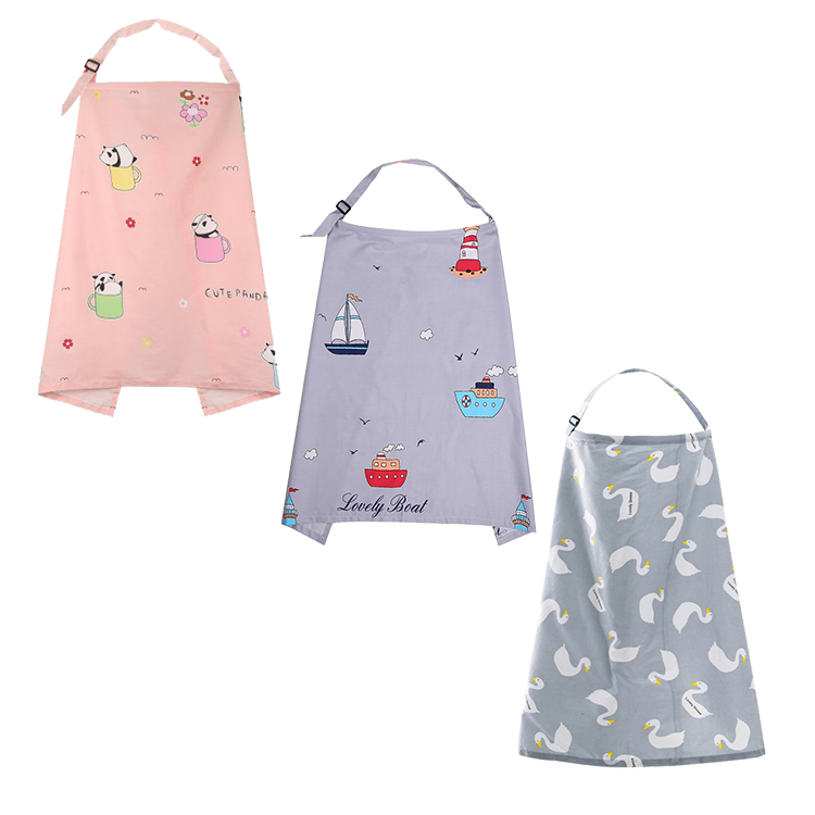 Natucare BSCI bamboo nursing cover apron for breastfeed burp cloth