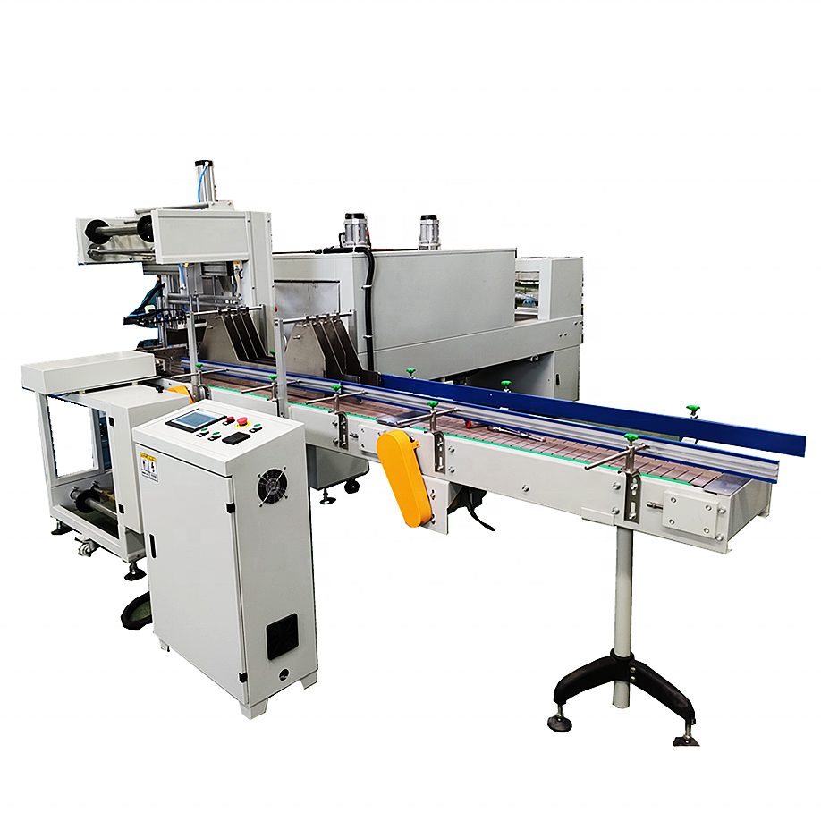 Factory Price High Speed Automatic L type PE Film Bottle Water Beverage Shrink Stretch Heating Tunnel Wrapping Packing Machine