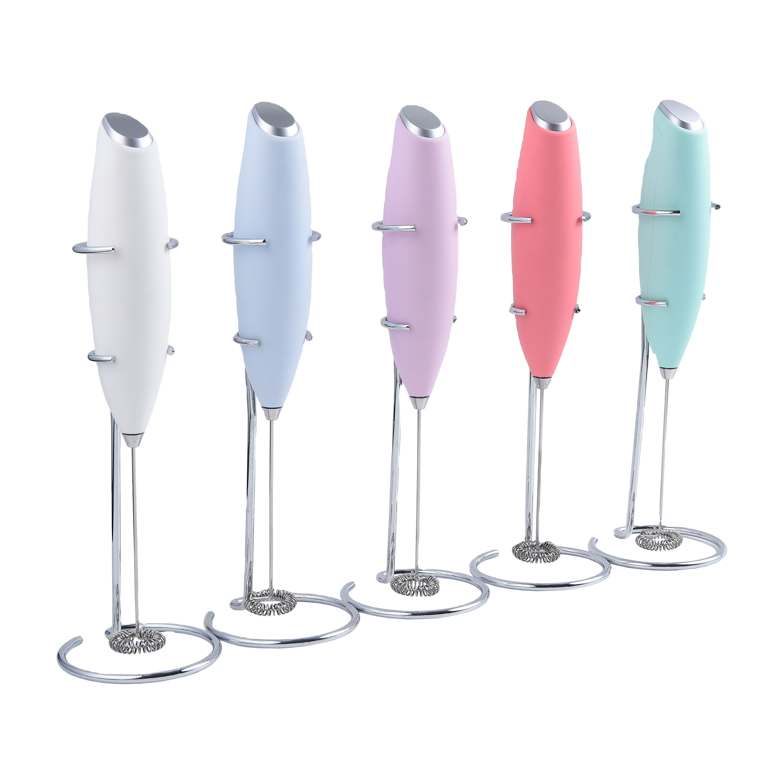 2023 Battery Operated Portable Milk Frother Powerful Coffee Milk Frother