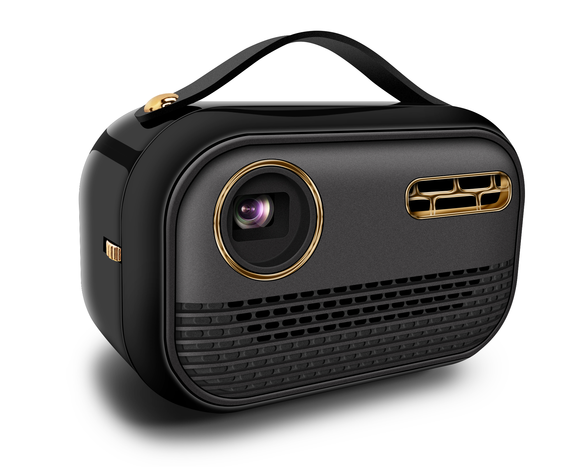 4k Video Smart Wireless Projector Factory Supply Support 3d Business LED Speaker Focus Lamp Battery Style Chip Outdoor