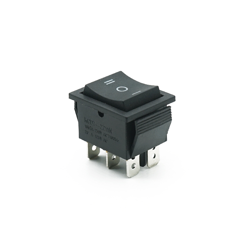 Экономически эффективным 16a 20a 250v 12v Heavy Duty 6pin вкл/выкл на кулисный переключатель 3 way 3 позиции kcd4 T85 T125/55