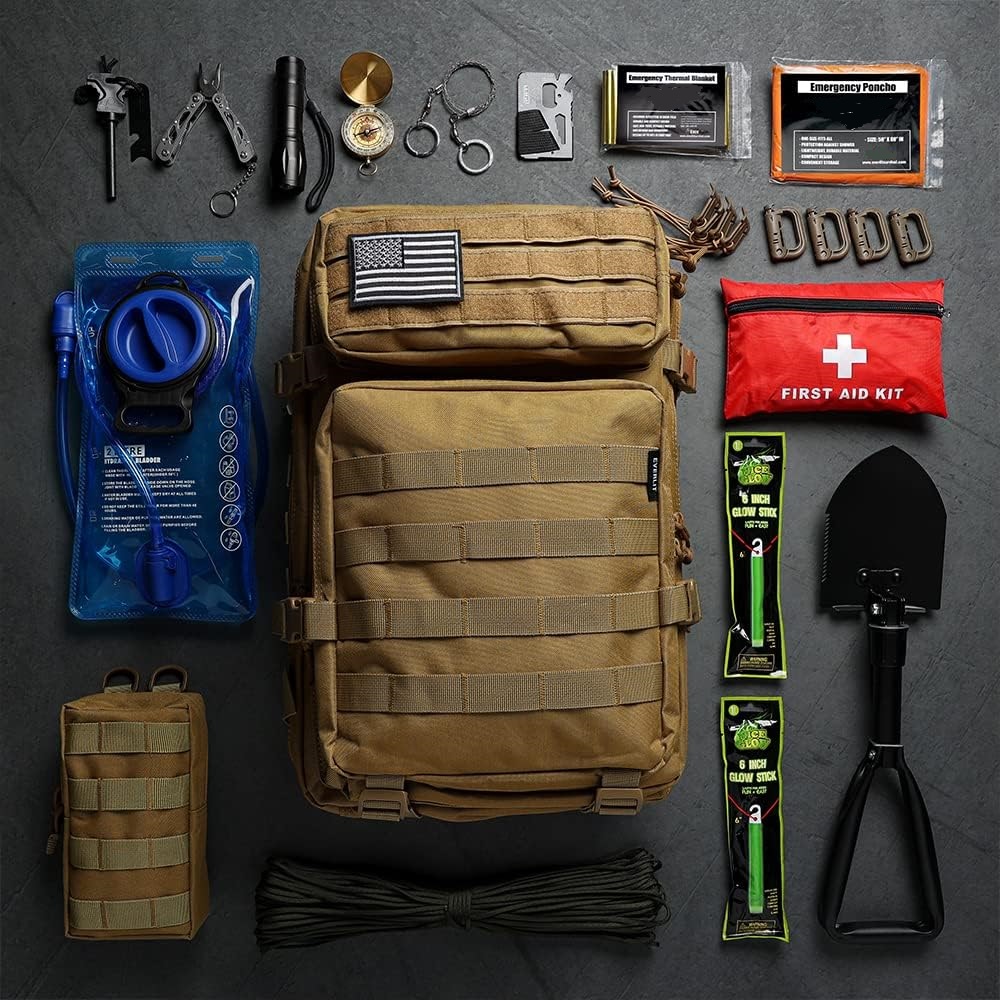 Professional Survival Kit Outdoor Multifunctional Portable Emergency First Aid Kit Backpack For Camping And Adventure