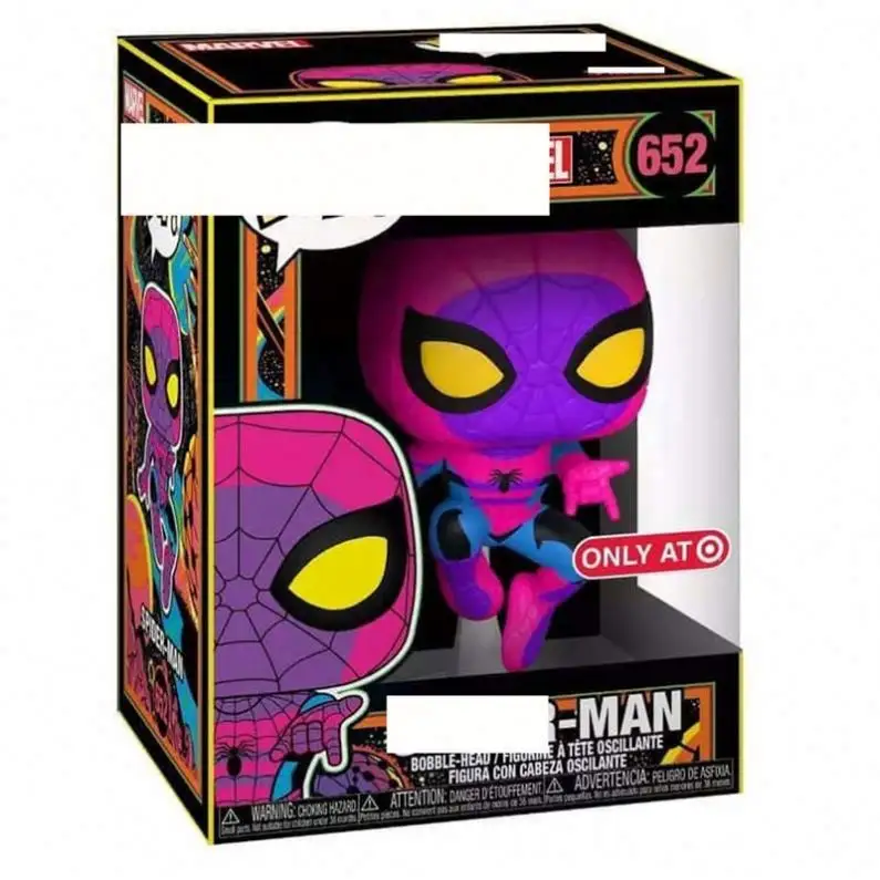FUNKO POP Spider Man 652# Hero Animation Collection marval kids toys Model Toys PVC Action Figure Toys For Children Gift